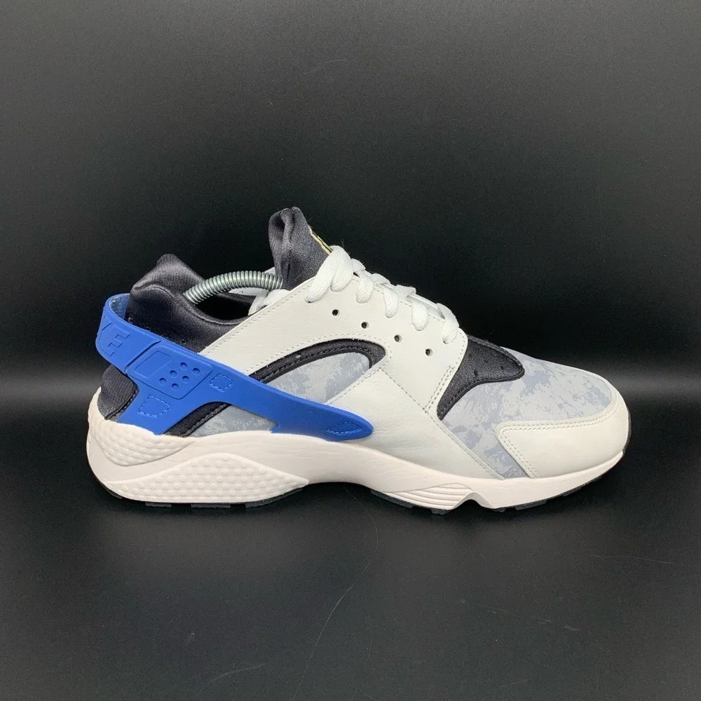 Nike Air Huarache Social FC White Blue Shoes DR0286-100 Men's Sz 12